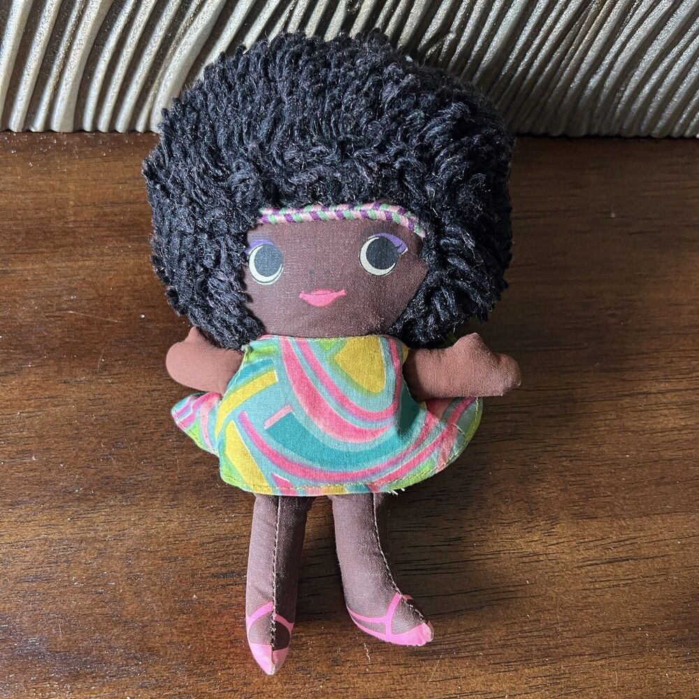 Li'l Souls 1970 Vintage African American Plush Doll Shindana Toys